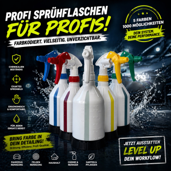 Preview: PROFI-SET 6x500ml EVO-1 Pro Detailing Sprühflaschen